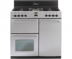 Belling Classic CLASSIC90GT Free Standing Range Cooker in Silver