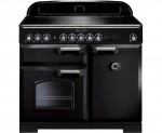 Rangemaster Classic Deluxe CDL100EIBL/C Free Standing Range Cooker in Black