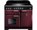 Rangemaster Classic Deluxe CDL100EICY/C Free Standing Range Cooker in Cranberry