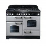 Rangemaster Classic Deluxe CDL110DFFRP/C Free Standing Range Cooker in Royal Pearl