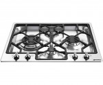 Smeg Classic PGF64-4 Integrated Gas Hob in Stainless Steel