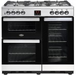 Belling Cookcentre90DFT Free Standing Range Cooker in Stainless Steel