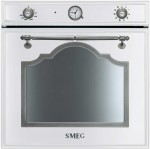 Smeg Cortina SF750BS Integrated Single Oven in White / Silver