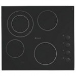 Hotpoint CRM 641DC Built-In 4-Plate Ceramic Hob Black Glass 520 x 590mm (95886)