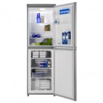 Candy CSC1745SE Fridge Freezer in Silver 1 73m 55cmW A Rated