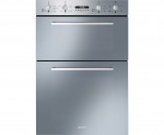 Smeg Cucina DOSF44X Integrated Double Oven in Stainless Steel