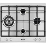 Smeg Cucina P261XGH Integrated Gas Hob in Stainless Steel