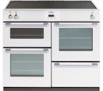 Belling DB4 100Ei 100 cm Electric Induction Range Cooker in White