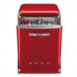 Smeg DF6FABR2 50s Style 60cm 12 Place Dishwasher in Red A