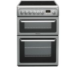 Hotpoint DSC60S Electric Ceramic Cooker in Silver