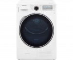 Samsung DV80H8100HW Free Standing Condenser Tumble Dryer in White