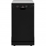Hoover Dynamic HEDS1064B Free Standing Slimline Dishwasher in Black