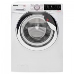 Hoover Dynamic Wizard DWT L413AIW3/1 Freestanding Wi-Fi Washing Machine, 13kg Load, A+++ Energy Rating, 1400rpm Spin in White/Chrome