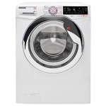 Hoover Dynamic Wizard DWT L610AIW3/1 Freestanding Wi-Fi Washing Machine, 10kg Load, A+++ Energy Rating, 1600rpm Spin in White/Chrome