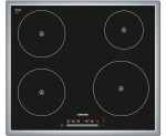 Siemens EH645FE17E Integrated Electric Hob in Black / Stainless Steel