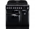 Rangemaster Elan ELAS90ECBL Free Standing Range Cooker in Black