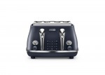 Delonghi Elements Ocean Blue 4 Slot Toaster