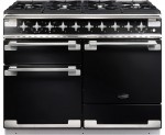 Rangemaster Elise ELS110DFFGB Free Standing Range Cooker in Black Gloss