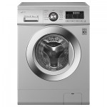 LG F1496AD5 Freestanding Washer Dryer, 8kg Wash/4kg Dry Load, B Energy Rating, 1400rpm Spin, Silver