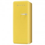Smeg FAB28YG1 60cm Retro FAB Fridge With Ice Box In Yellow A Rated