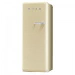 Smeg FAB28YP1 Fridge with Ice Compartment, A++ Energy Rating, 60cm Wide, Left-Hand Hinge, Cream