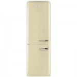 Smeg FAB32LNC Fridge Freezer, A++ Energy Rating, Left-Hand Hinge, 60cm Wide, Cream