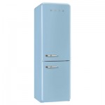 Smeg FAB32RNA Freestanding Fridge Freezer, A++ Energy Rating, Right-Hand Hinge, 60cm Wide, Pastel Blue