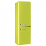 Smeg FAB32RNL Freestanding Fridge Freezer, A++ Energy Rating, Right-Hand Hinge, 60cm Wide, Lime Green
