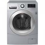 LG FH4A8TDN4 Freestanding Washing Machine, 8kg Load, A+++ Energy Rating, 1400rpm Spin, Silver