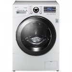 LG FH695BDH2N Freestanding Washer Dryer, 12kg Wash/8kg Dry Load, A Energy Rating, 1600rpm Spin in White