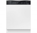 Miele G6825SCi XXL Full-size Semi-Integrated Dishwasher - Clean Steel