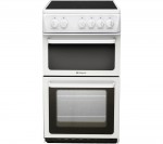 Hotpoint HAE51PS Electric Ceramic Cooker in White