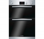 Bosch HBM13B150B Electric Double Oven - Brushed Steel, Brushed Steel