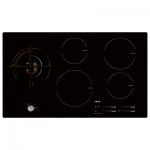 AEG HD955100NB Built-In Glass Induction and Gas Hob, Black