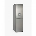 Hoover HFF195XWK Freestanding Fridge Freezer, A+ Energy Rating, 55cm Wide, Stainless Steel