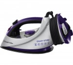 Russell Hobbs Easy Plug & Wind 18617 Steam Iron - White & Purple in White