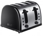 Russell Hobbs Legacy Black 4 Slot Toaster
