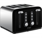 Russell Hobbs Windsor 22832 4-Slice Toaster in Black