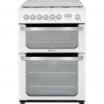 Hotpoint HUD61PS Free Standing Cooker in White