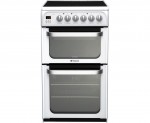 Hotpoint HUE52PS Free Standing Cooker in White