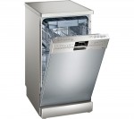 Siemens iQ500 SR26T891GB Slimline Dishwasher in Silver