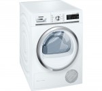 Siemens iQ500 WT47W590GB Condenser Tumble Dryer in White