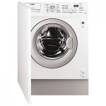 AEG L61271BI Built-In Integrated Washing Machine, 7kg Load, A++ Energy Rating, 1200rpm Spin in White
