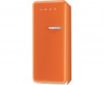 Smeg Left Hand Hinge FAB28YO1 Free Standing Refrigerator in Orange