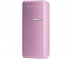 Smeg Left Hand Hinge FAB28YRO1 Free Standing Refrigerator in Pink