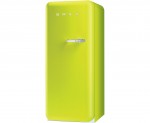 Smeg Left Hand Hinge FAB28YVE1 Free Standing Refrigerator in Lime Green
