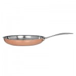 John Lewis Copper Frying Pan, 24cm