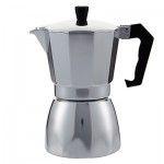 John Lewis Espresso Silver Cafetiere, 6 Cup