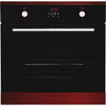 Baumatic Matte BOIM678RD Integrated Single Oven in Red