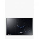 Samsung NZ84J9770EK Chef Collection Virtual Flame Induction Hob, Black Glass